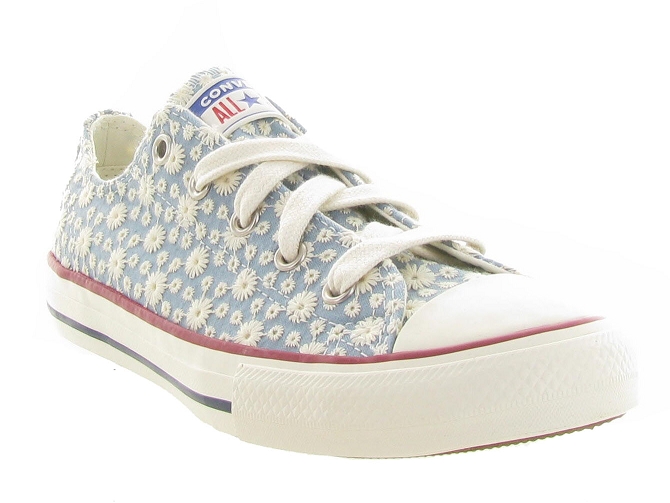 Converse baskets et sneakers ctas ox broderie bleu ciel4543201_3