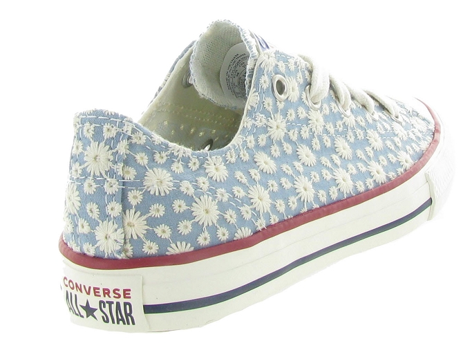 Converse baskets et sneakers ctas ox broderie bleu ciel4543201_5