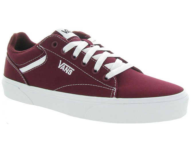 vans homme rouge bordeaux