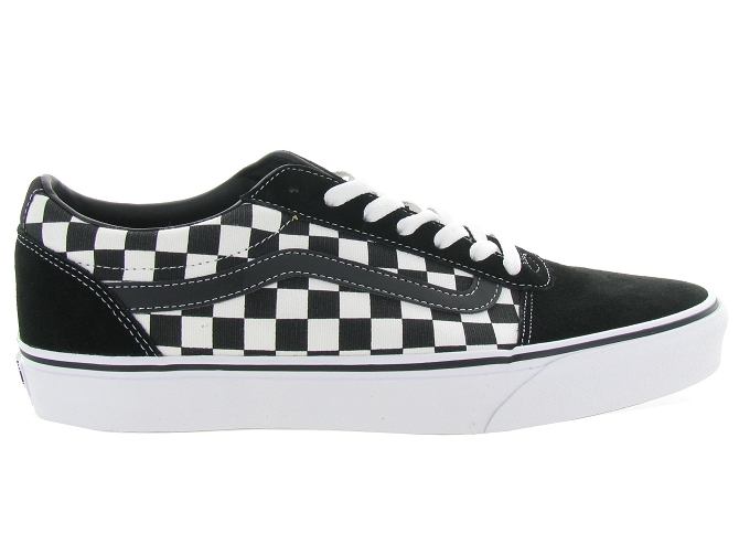 Vans baskets et sneakers ward checkered noir4543501_2