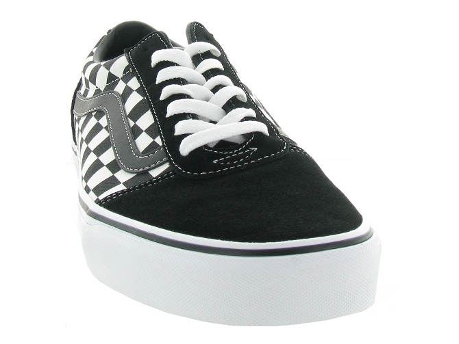 Vans baskets et sneakers ward checkered noir4543501_3