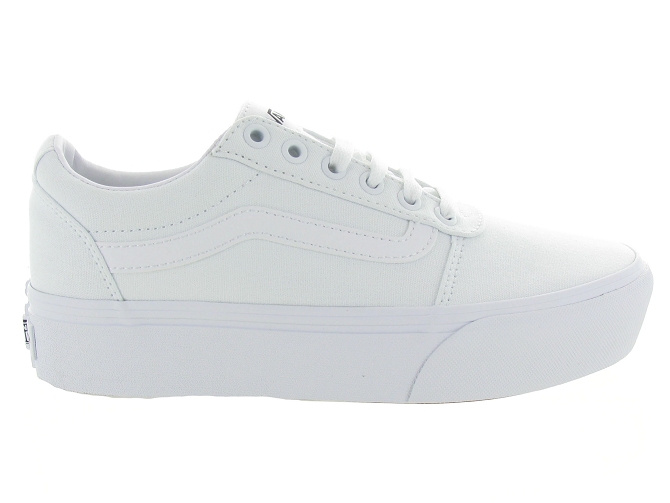 Vans baskets et sneakers ward platform women blanc4544601_2