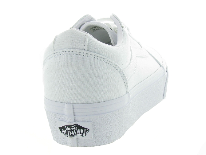 Vans baskets et sneakers ward platform women blanc4544601_5