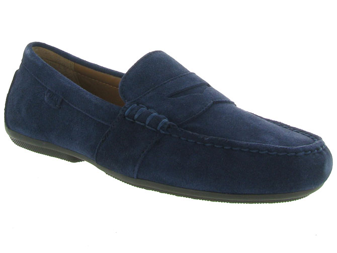 Ralph lauren mocassins reynold suede marine4551501_1
