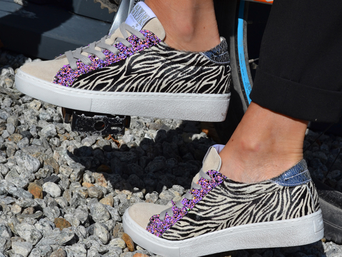 basket zebre femme