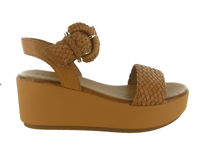 sandales et nu pieds - Casual - femme - Cuir - Chestnut - Inuovo4559505_2