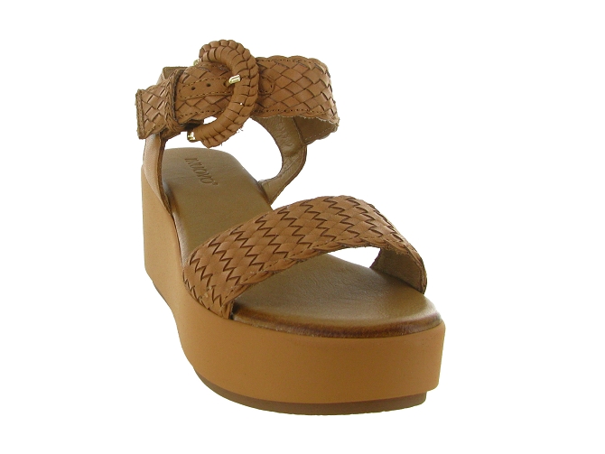 sandales et nu pieds - Casual - femme - Cuir - Chestnut - Inuovo4559505_3