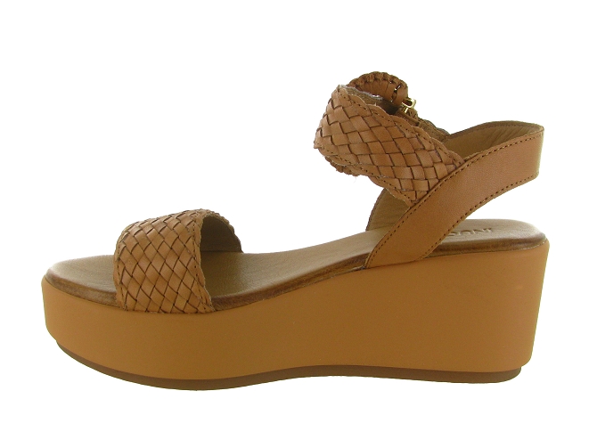 sandales et nu pieds - Casual - femme - Cuir - Chestnut - Inuovo4559505_4