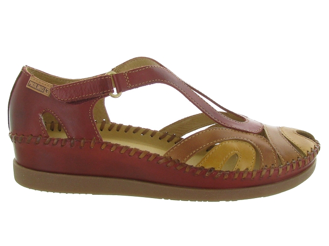 nu pieds - Confort - femme - Cuir - Rouge - Pikolinos4564702_2
