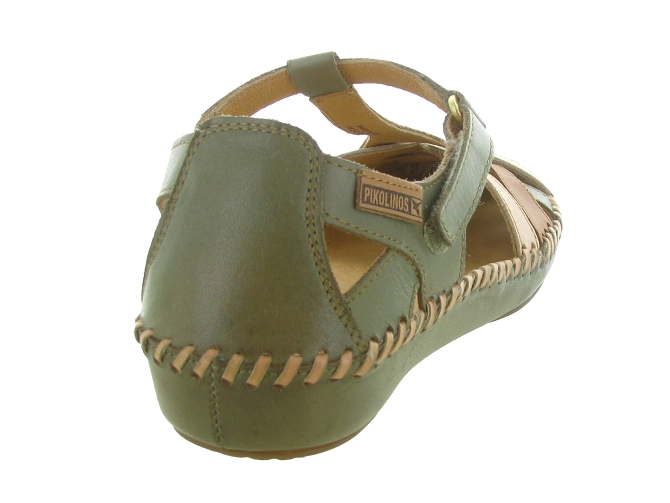 sandales et nu pieds - Confort - femme - Cuir - Vert - Pikolinos4564805_5