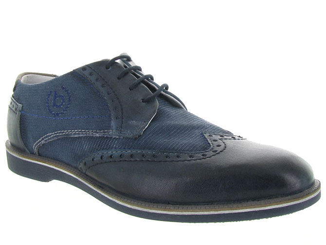 Bugatti chaussures a lacets 64703 melchiore marine