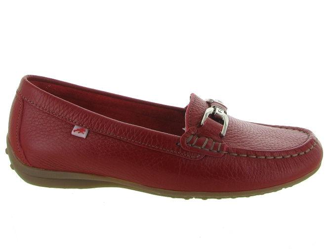 mocassins - Elégant - femme - Cuir - Bordeaux - Fluchos4584703_2