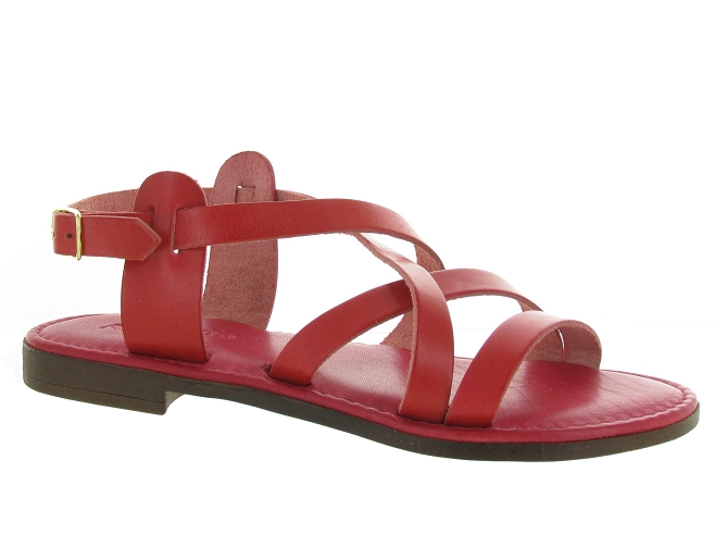 Armando nu pieds simona 4 rouge