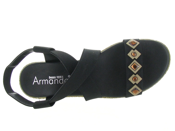 Armando sandales et nu pieds 13045 noir4594201_3