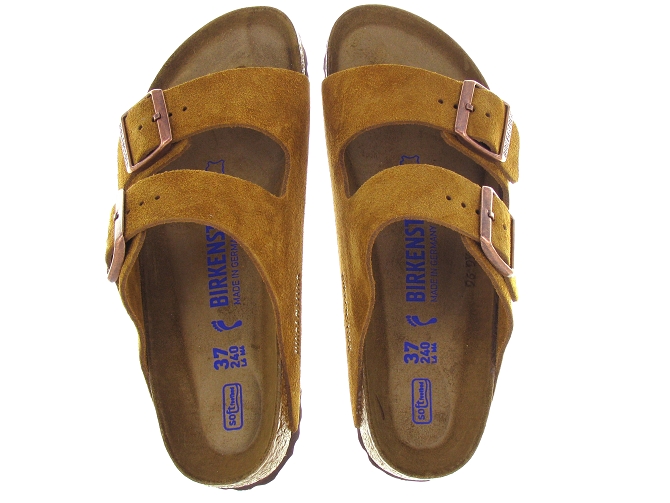 Birkenstock nu pieds arizona cuir jaune