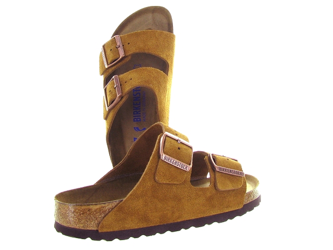 Birkenstock nu pieds arizona cuir jaune4599201_4