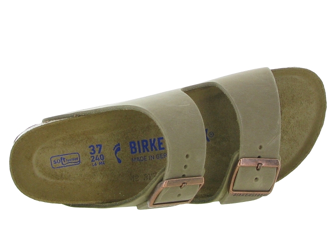 sandales et nu pieds - Mule Sabot - femme - Cuir - Taupe - Birkenstock4599207_3