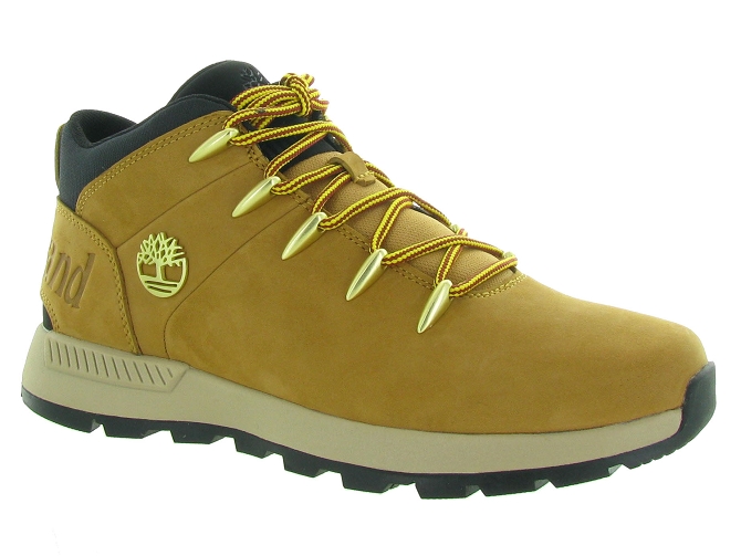 chaussures a lacets - Confort - homme - Nubuck - Jaune - Timberland