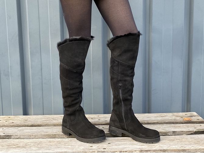 apres ski bottes fourrees - Botte de neige - femme - Nubuck - Noir - Armando
