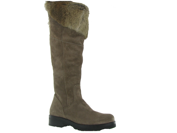 apres ski bottes fourrees - Botte de neige - femme - Nubuck - Taupe - Armando