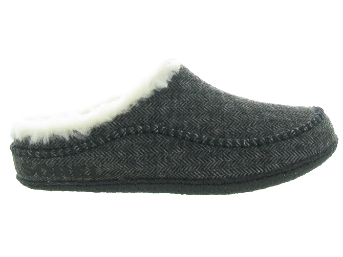 Sorel chaussons et pantoufles lanner ridge anthracite4646206_2