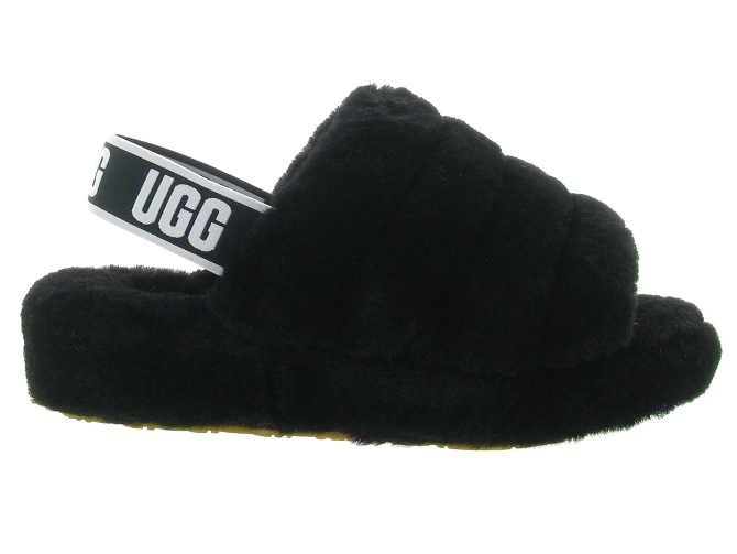 Ugg australia nu pieds fluff yeah side noir4646801_3