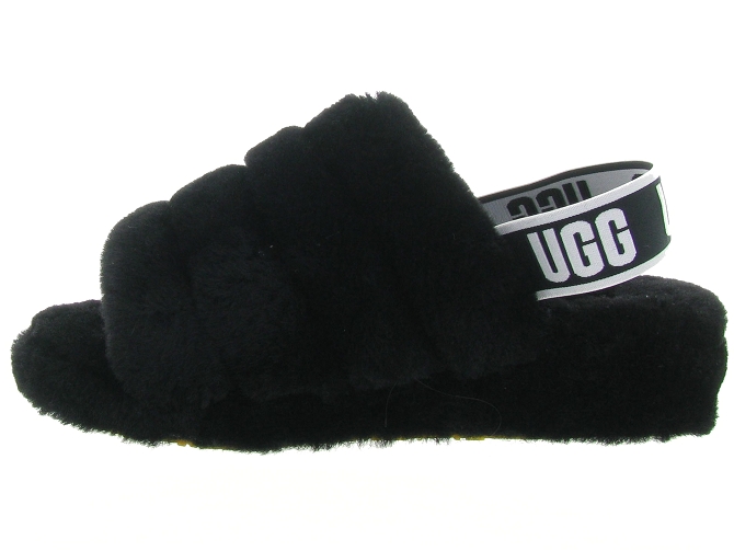 Ugg australia nu pieds fluff yeah side noir4646801_4