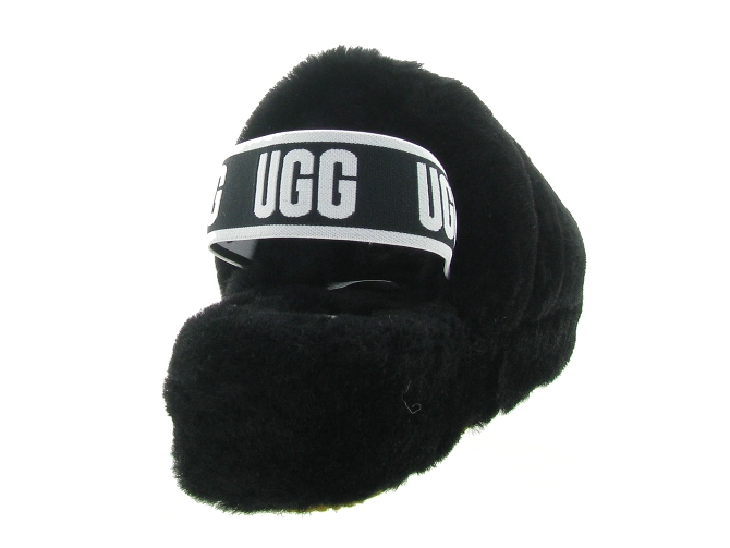 Ugg australia nu pieds fluff yeah side noir4646801_5