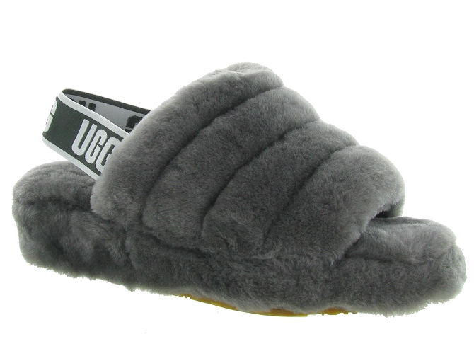 Ugg australia chaussons et pantoufles fluff yeah slide gris