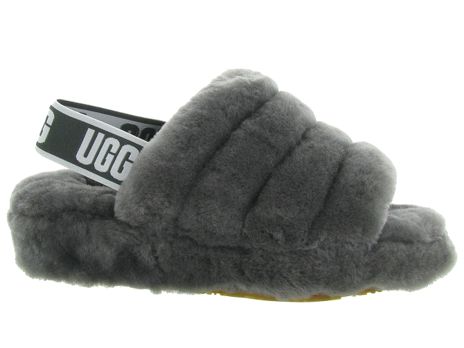 Ugg australia chaussons et pantoufles fluff yeah slide gris4646802_2