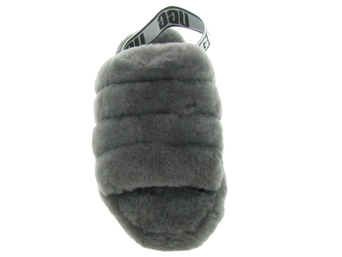 Ugg australia chaussons et pantoufles fluff yeah slide gris4646802_3