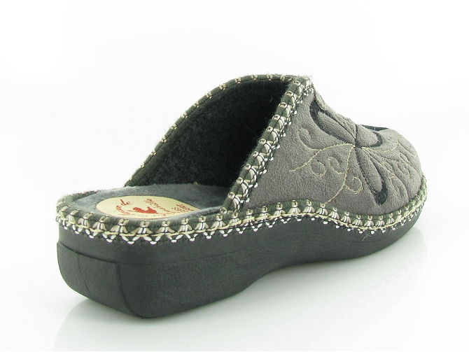 La maison de l espadrille chaussons et pantoufles 4205 gris4658401_5