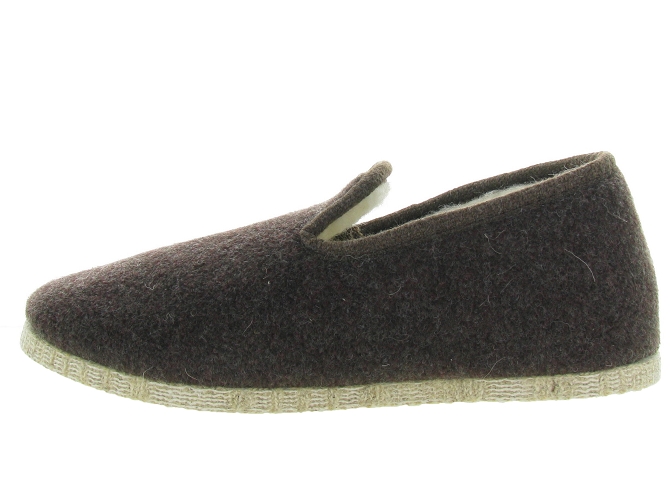 chaussons et pantoufles - Charentaises - homme - Synthétique - Marron - La maison de l espadrille4660301_4