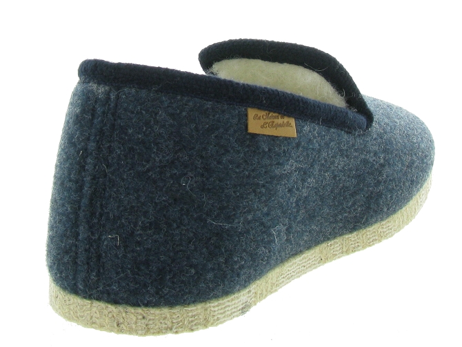 chaussons et pantoufles - Charentaises Hiver - homme - Synthétique - Bleu Marine - La maison de l espadrille4660302_5