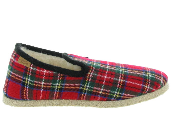 chaussons et pantoufles - Charentaises - homme - Synthétique - Rouge - La maison de l espadrille4660501_2