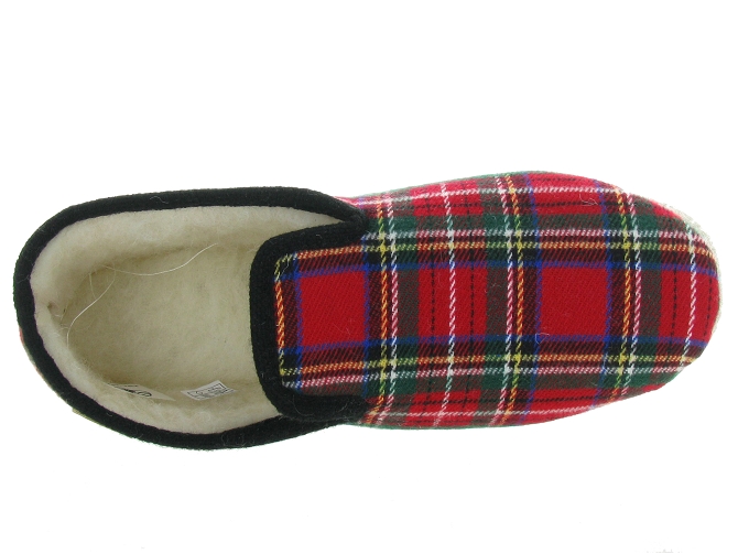 chaussons et pantoufles - Charentaises - homme - Synthétique - Rouge - La maison de l espadrille4660501_3