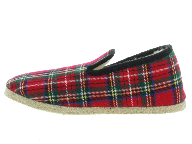 chaussons et pantoufles - Charentaises - homme - Synthétique - Rouge - La maison de l espadrille4660501_4
