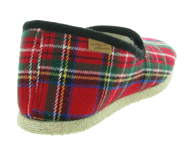 chaussons et pantoufles - Charentaises - homme - Synthétique - Rouge - La maison de l espadrille4660501_5