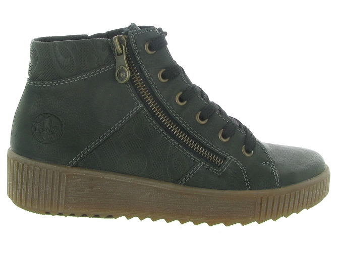 chaussures a lacets - Lacets détente - femme - Synthétique - Kaki - Rieker4682102_2