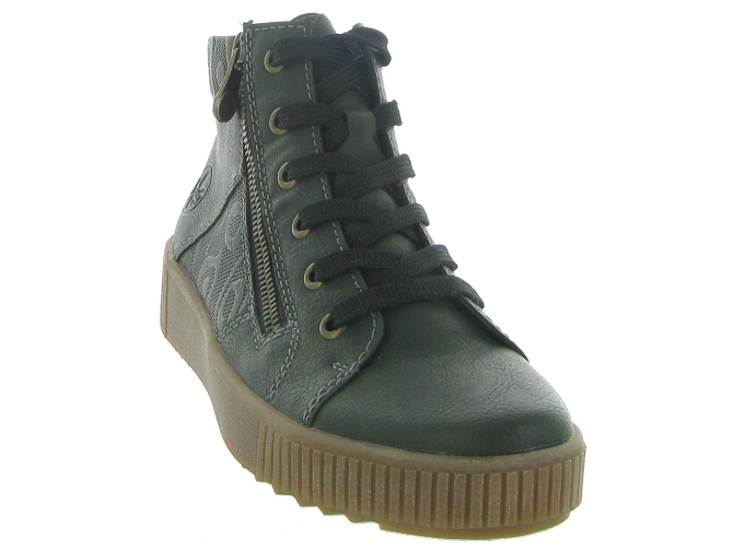 chaussures a lacets - Lacets détente - femme - Synthétique - Kaki - Rieker4682102_3