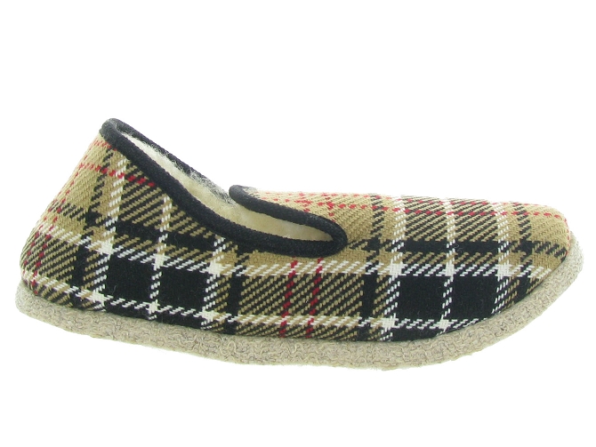 Rondinaud chaussons et pantoufles cahors homme beige4691401_3
