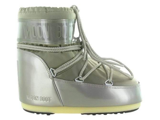 Moon boot apres ski bottes fourrees mb low glance argent4692902_2