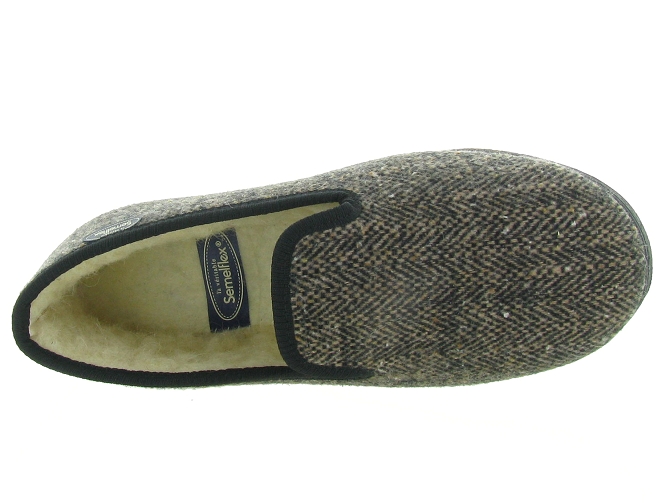 Semelflex chaussons et pantoufles calochic 3 noir4693901_3