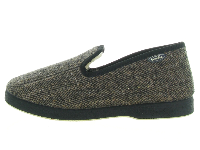 Semelflex chaussons et pantoufles calochic 3 noir4693901_4