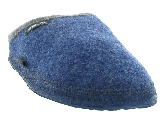 chaussons et pantoufles - Mules Sabots - homme - Laine - Bleu - Giesswein4694702_3