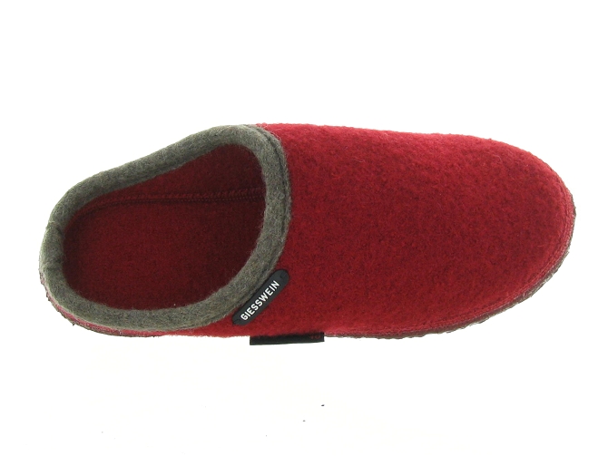 Giesswein chaussons et pantoufles dannheim homme rouge4694703_2
