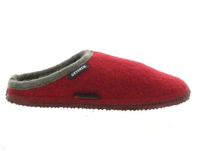 Giesswein chaussons et pantoufles dannheim homme rouge4694703_4