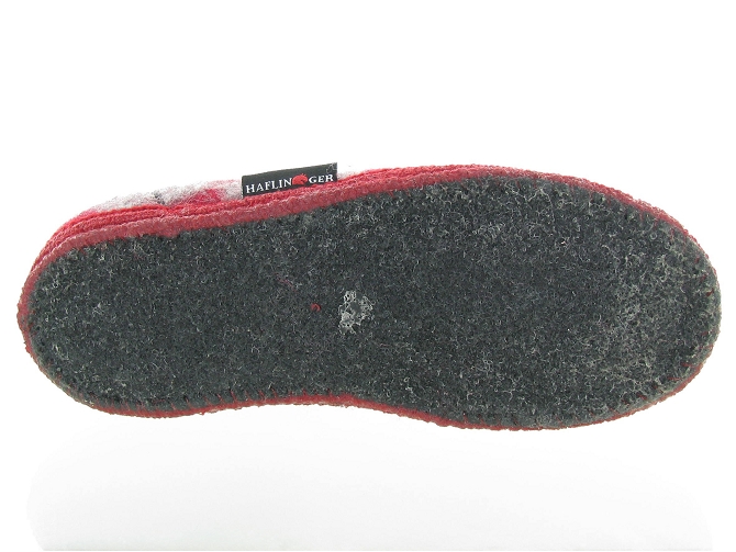 chaussons et pantoufles -  - femme - Feutrine - Rouge - Haflinger4695502_3
