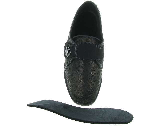 Fargeot chaussons et pantoufles uflex noir4699601_3