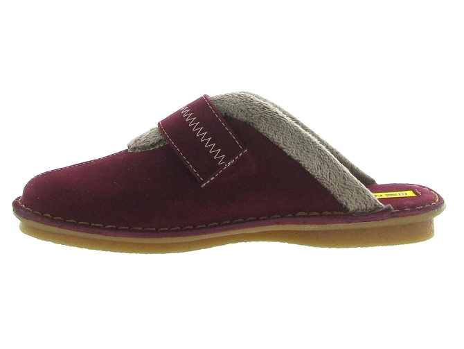 chaussons et pantoufles - Mules Sabots - femme - Synthétique - Bordeaux - Nordikas4700302_4
